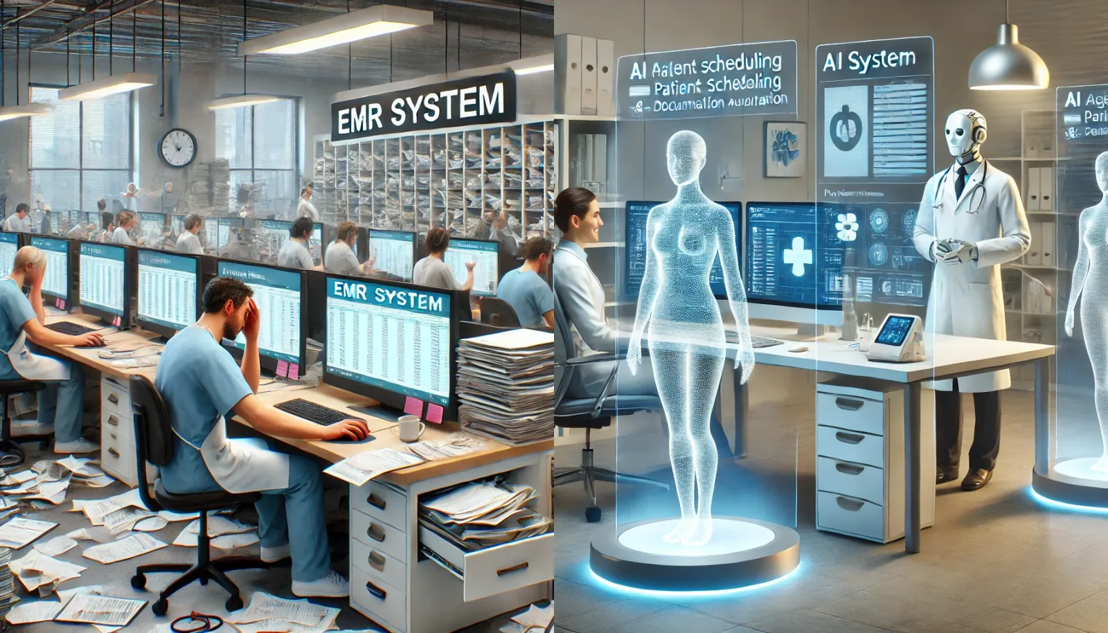 EMR Evolution: From Human-Driven to AI-Powered